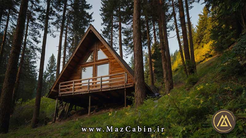کلبه سوئيسی پیش ساخته در تنکابن